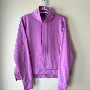 Athletic Works lilac purple cowl neck dri-more tech women’s sweatshirt large